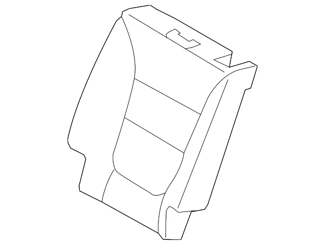 Seat Back Cover - Driver's Side (LH) - Kia (89360-1U060SAN)
