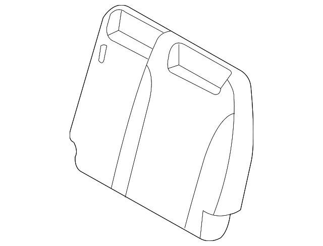 Seat Back Cover - Driver's Side (LH) - Kia (89360-4D130CS8)