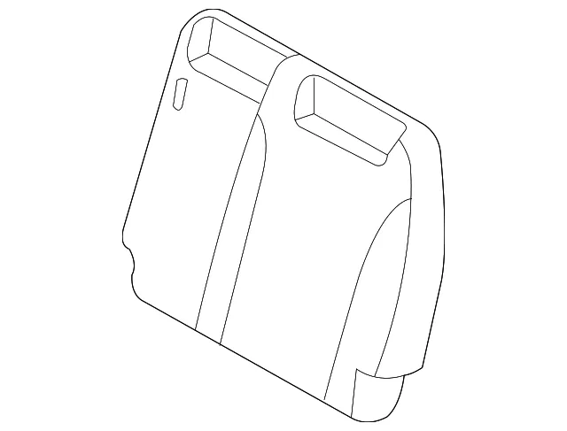 Seat Back Cover - Driver's Side (LH) - Kia (89360-4D134AGX)