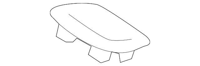 Seat Belt Bezel - Driver's Side (LH) - Kia (89362-C6000WK)