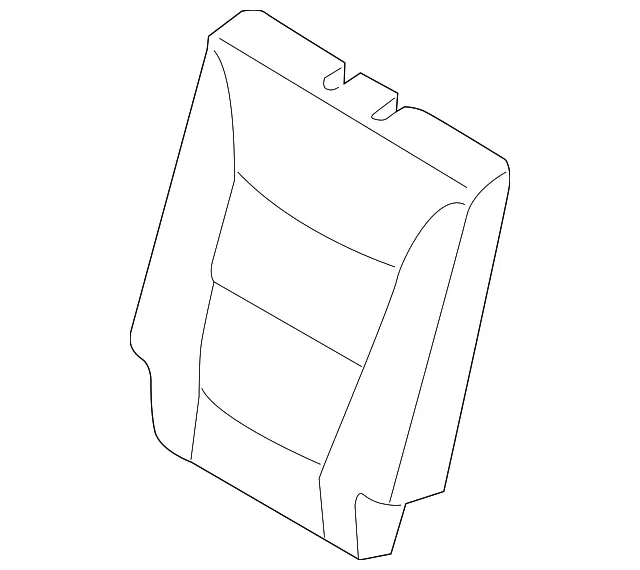 Seat Back Cover - Driver's Side (LH) - Kia (89370-1U530ALX)