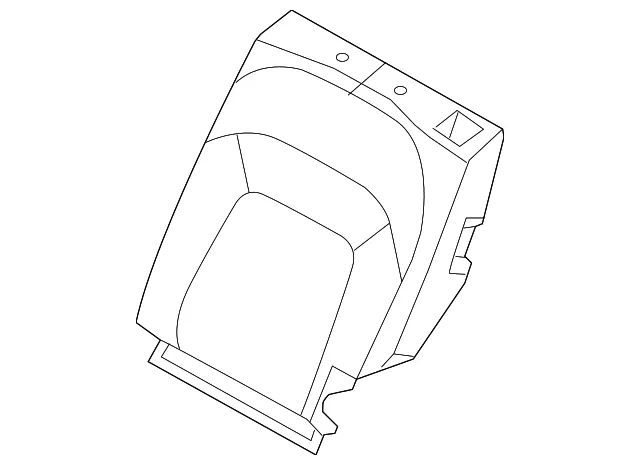 Seat Back Cover - Driver's Side (LH) - Kia (89370-3W050ATB)