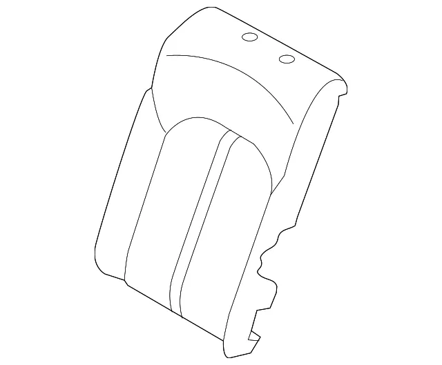 Seat Back Cover - Driver's Side (LH) - Kia (89370-D5520H2B)