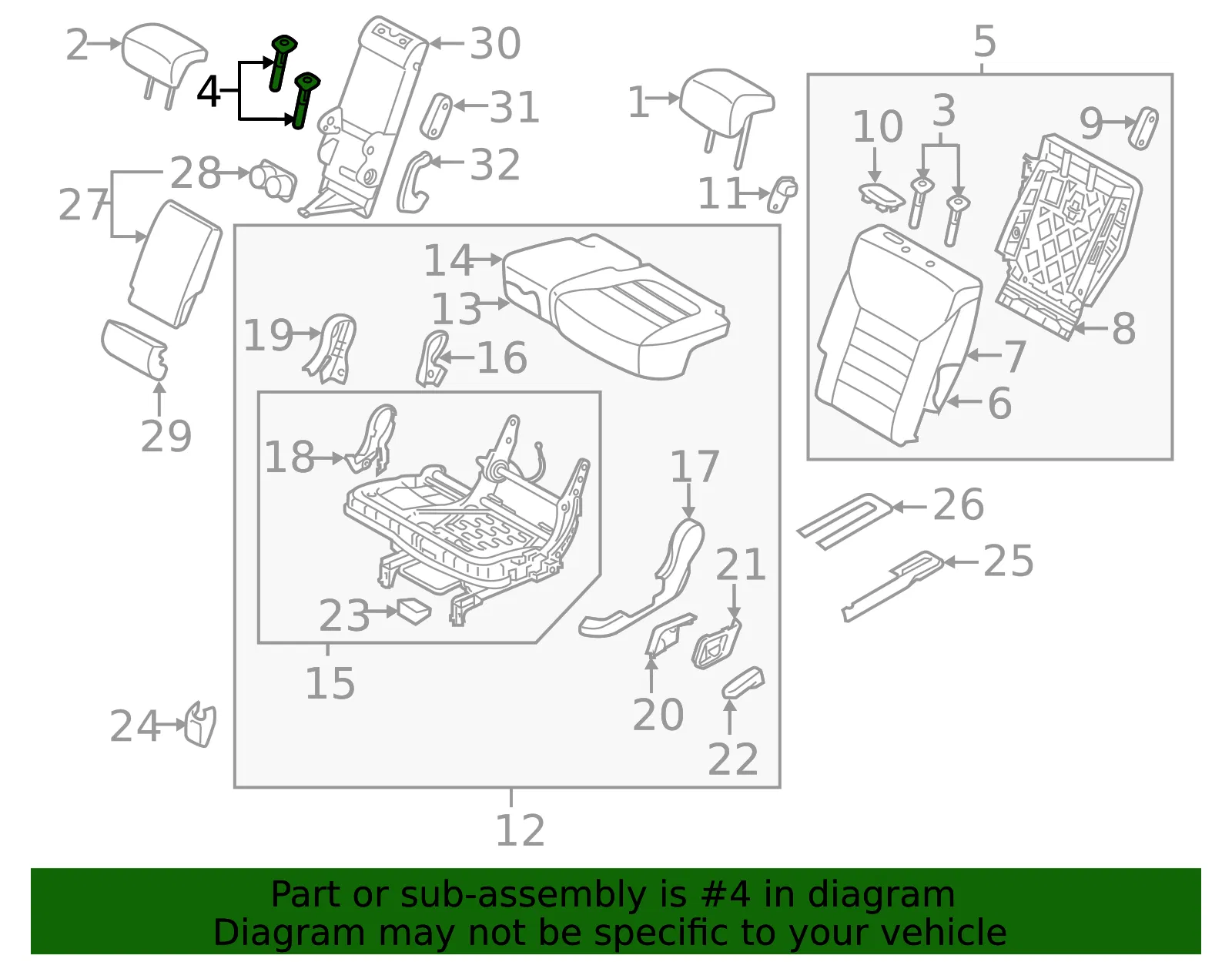 Headrest Guide - Kia (89372-C6000BGG) - view 2