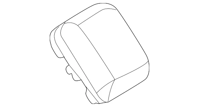 Seat Back Assembly Cap - Kia (89374-R0010OFB)