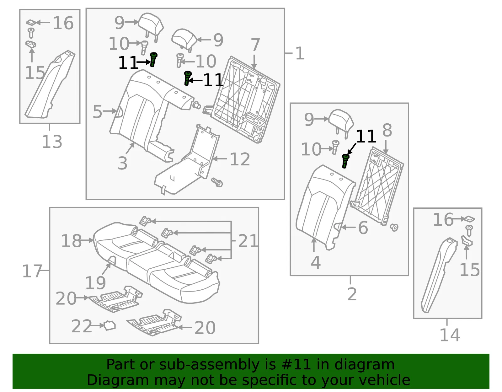 Headrest Guide - Kia (89385-D4000BGH) - view 2