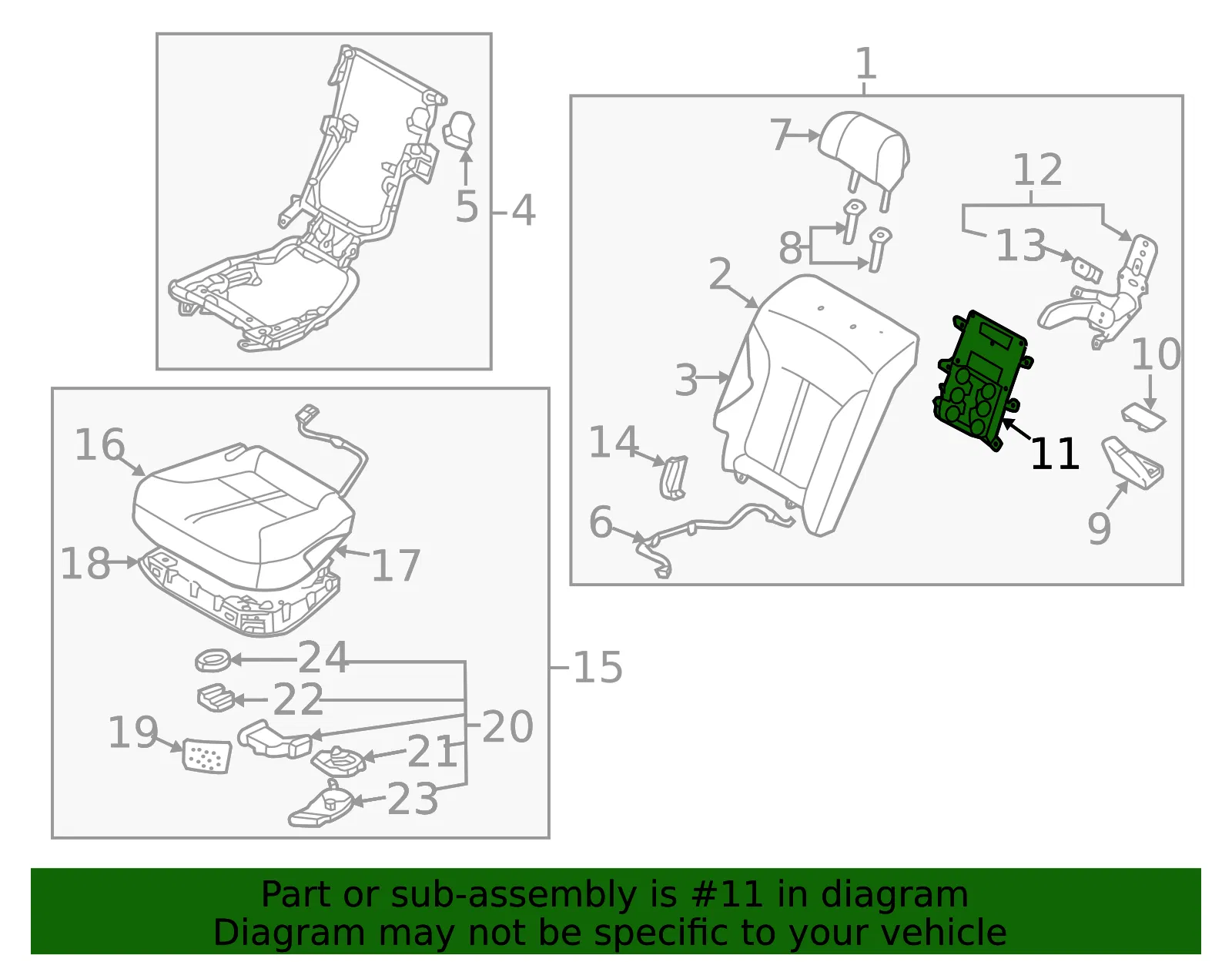 Lumbar Adjuster - Kia (89396-3T500) - view 2