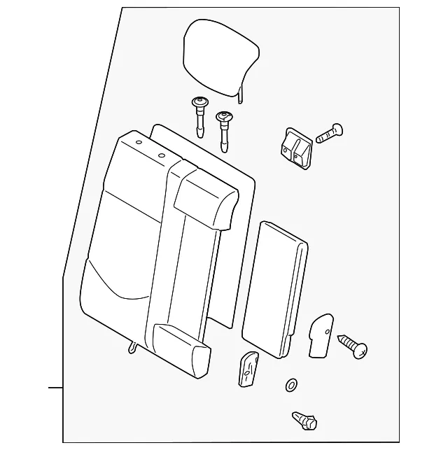 Seat Back Assembly - Kia (89400-1M321AFU)