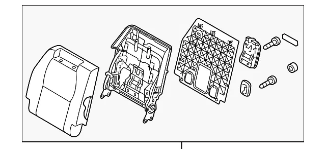Seat Back Assembly - Kia (89400-A9070DLE)