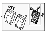 Seat Back Assembly - Kia (89400-E4100ASK) - view 3