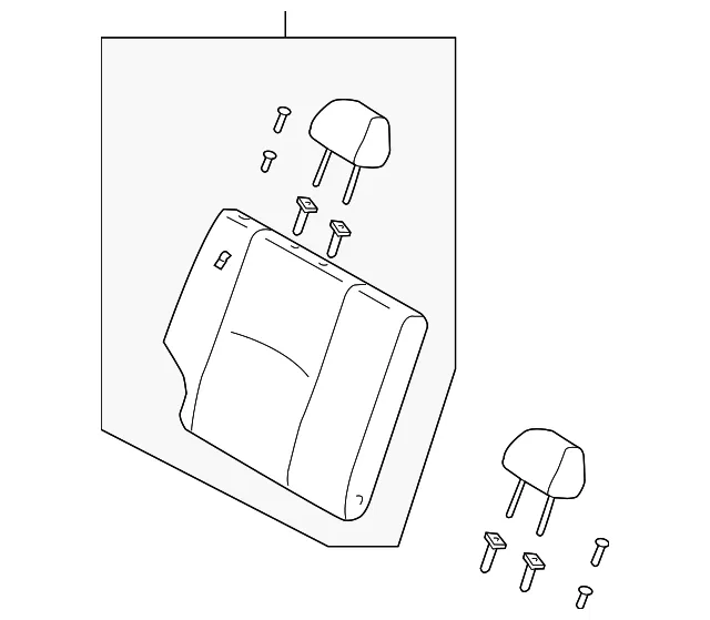 Seat Back Assembly - Kia (89400-FD111791)
