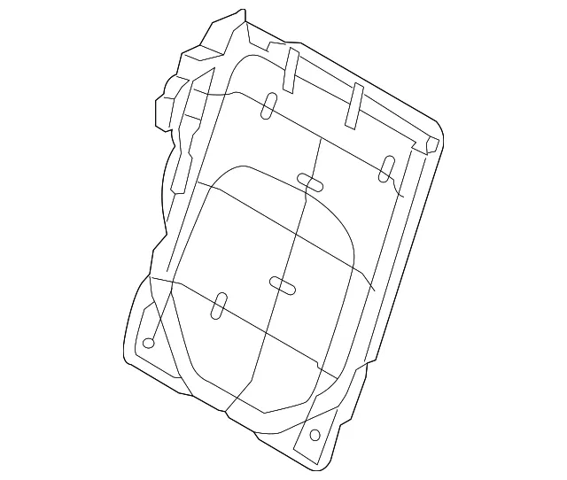 Seat Back Frame - Passenger Side (RH) - Kia (89410-1W030DCM)