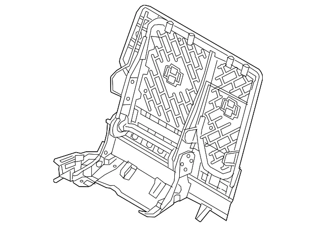 Seat Back Frame - Passenger Side (RH) - Kia (89410-D9000)