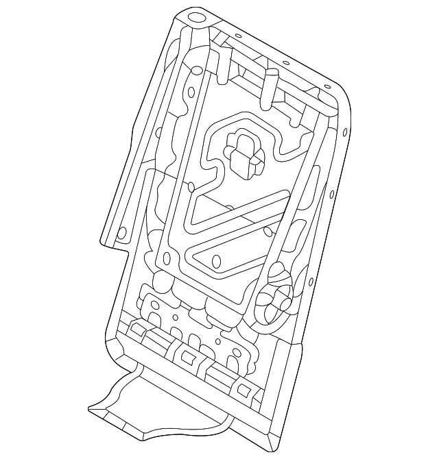 Seat Back Frame - Kia (89410-R5110WK)