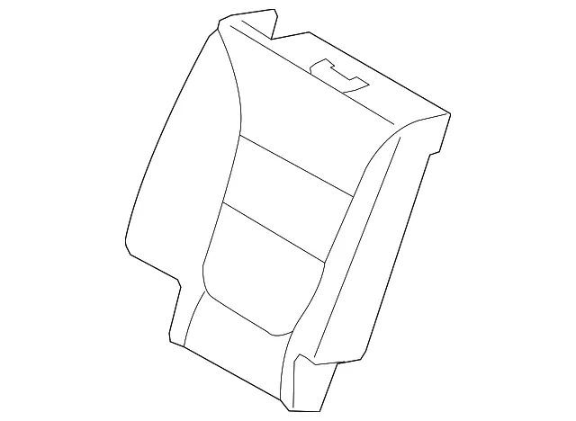 Seat Back Cover - Passenger Side (RH) - Kia (89460-1U210ALX)