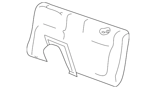 Seat Back Cover - Passenger Side (RH) - Kia (89460-3C312BTB)