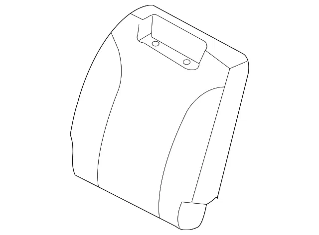Seat Back Cover - Passenger Side (RH) - Kia (89460-4D143CS2)