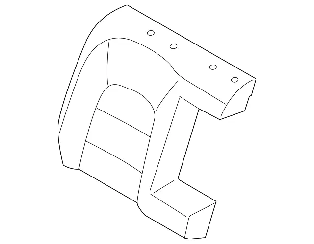 Seat Back Cover - Kia (89460-A7670K3E)
