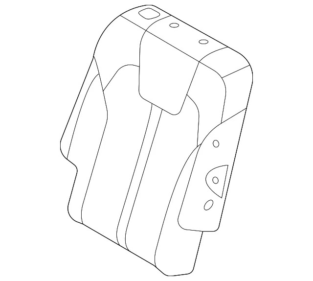 Seat Back Cover - Kia (89460-P2BC0MD6)