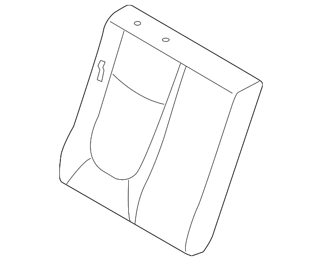 Seat Back Cover - Passenger Side (RH) - Kia (89470-2F041375)