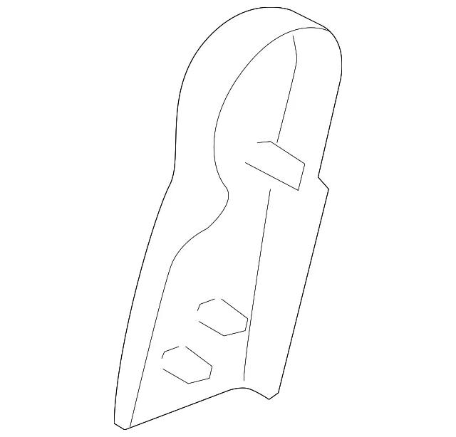 Trim Cover - Passenger Side (RH) - Kia (89470-A9060GBU)