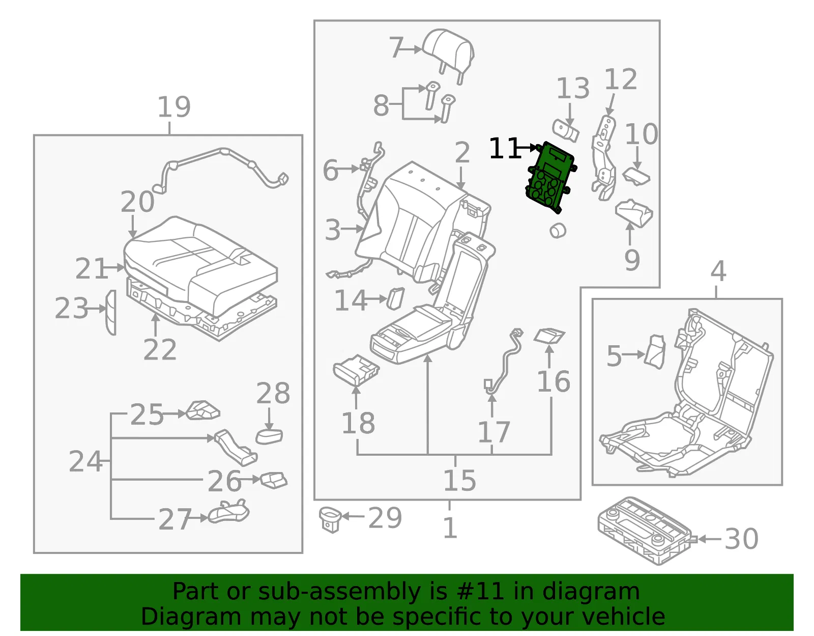 Lumbar Adjuster - Kia (89496-3T501) - view 2