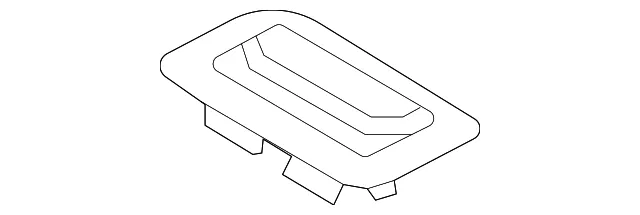Seat Belt Trim Bezel - Kia (89498-K0000)