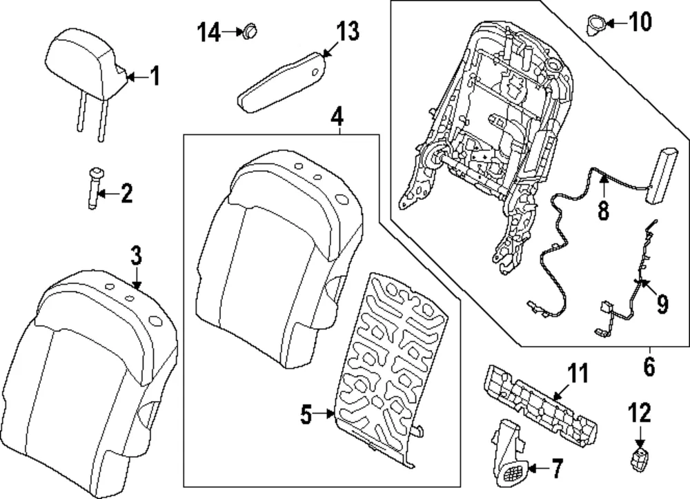 Trim Panel - Kia (894P2-DO400DFS)