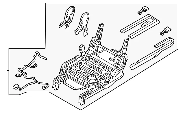 Seat Track - Kia (89500-P2500)