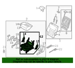 Cushion Frame - Kia (89600-C6060) - view 4