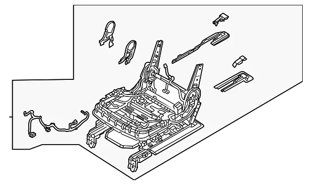 Seat Track - Kia (89600-P2500)