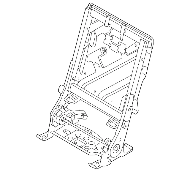 Seat Back Frame - Nissan (89601-7JA1A)