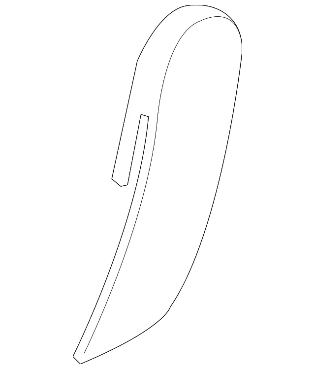 Trim Cover - Driver's Side (LH) - Kia (89604-A9010DAA)