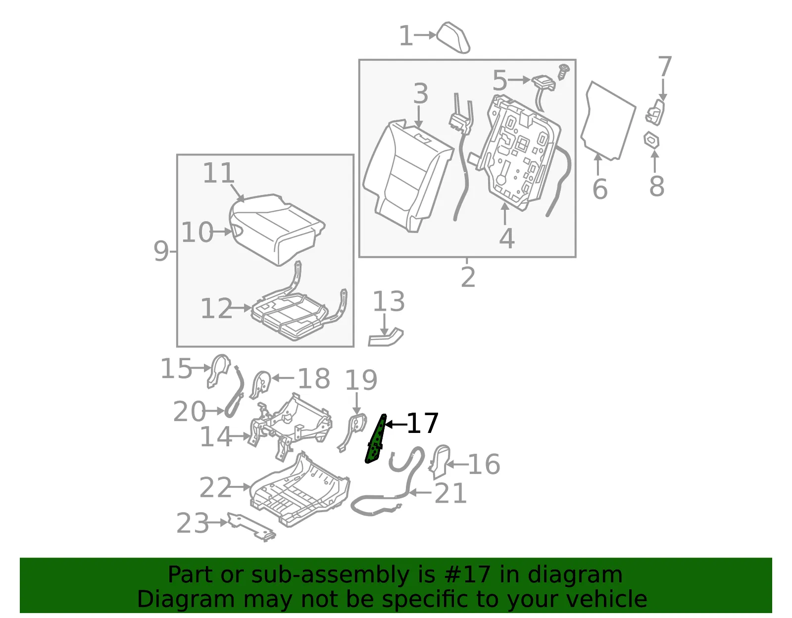 Recliner - Kia (89620-2P210) - view 3