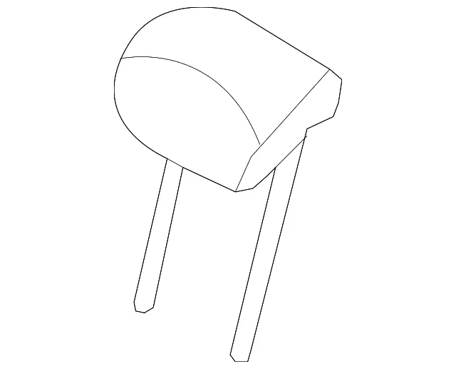 Headrest, Outer - Kia (89700-1D050463)