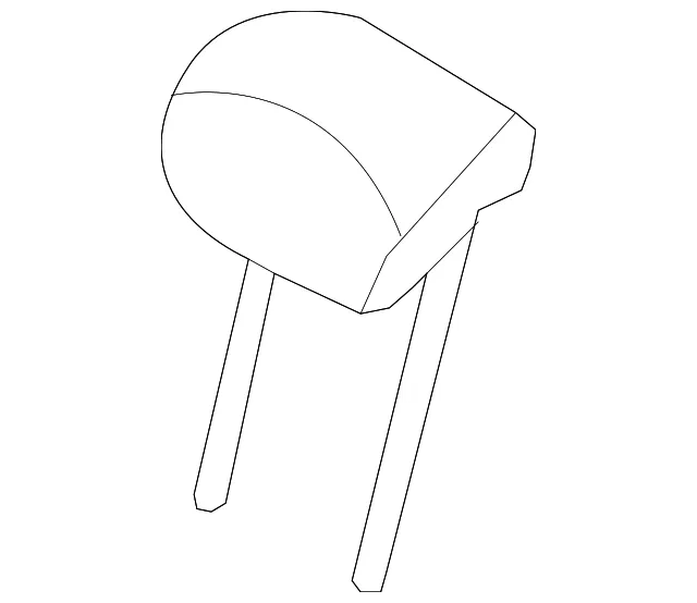Headrest, Outer - Kia (89700-1D050464)