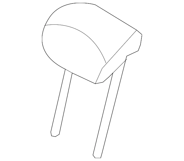 Headrest, Outer - Kia (89700-1D060458)