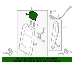 Headrest - Kia (89700-1M010AF7) - view 4