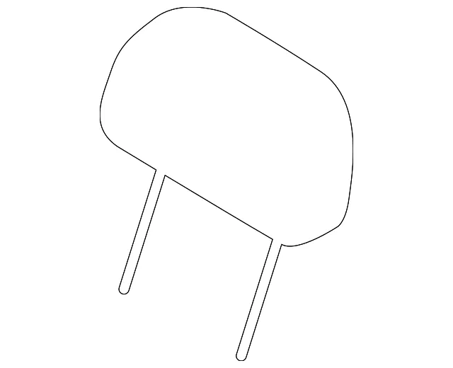 Headrest, Outer - Kia (89700-1M980AF1)