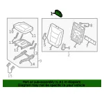Headrest - Kia (89700-1U520LAA) - view 4