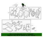 Headrest, Outer - Kia (89700-1U700BD7) - view 4