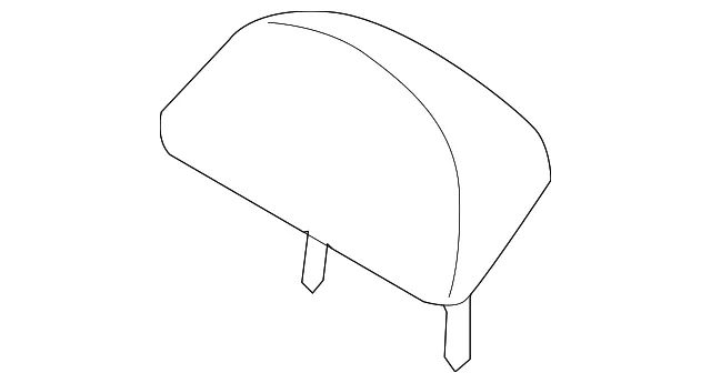 Headrest - Driver's Side (LH) - Kia (89700-2F000375)