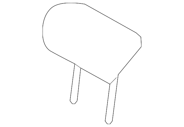 Headrest - Passenger Side (RH) - Kia (89700-2J010ACL)