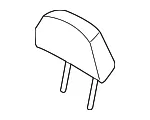 Headrest - Kia (89700-2TAD0AWA) - view 3
