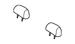 Headrest - Kia (89700-3F110NF2) - view 3