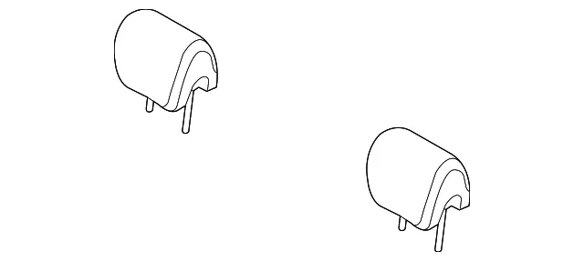 Headrest, Outer - Kia (89700-3R520GXT)