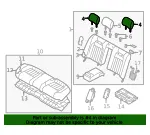 Headrest, Outer - Kia (89700-3T130KCC) - view 4