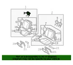 Headrest - Kia (89700-4D150CS4) - view 4