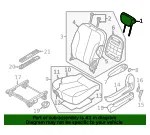 Headrest - Kia (89700-4D560KS2) - view 4