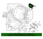 Headrest, Outer - Kia (89700-4D621CS2) - view 4